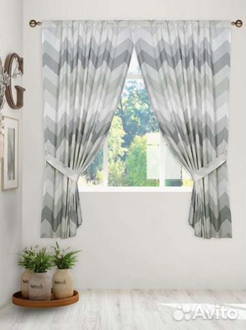 Кухонные шторы 2 шт