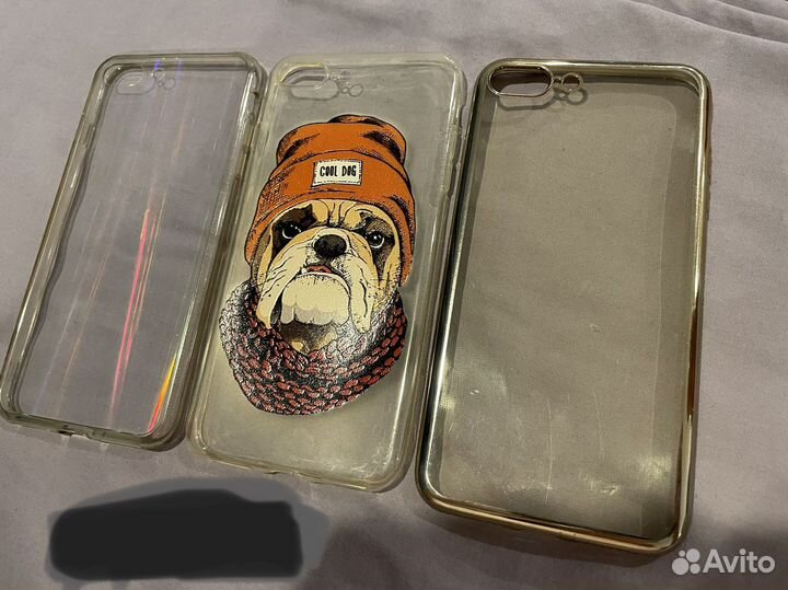 Пакетом Чехлы для iPhone 7plus цена за всё