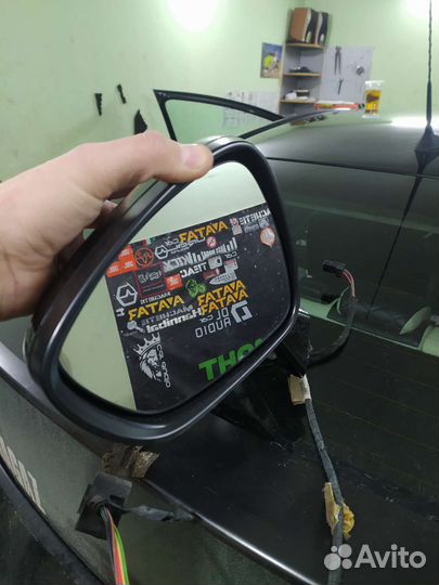 Зеркало левое citroen c4