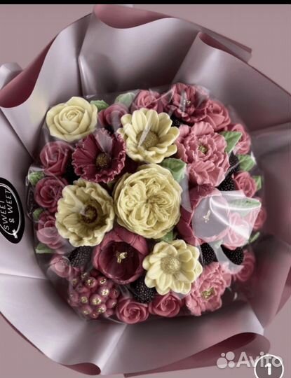 Шоколадные цветы, авторские букеты