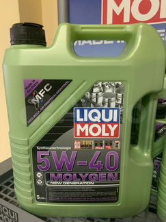 Моторное масло Liqui Moly Molygen 5W-40 5л
