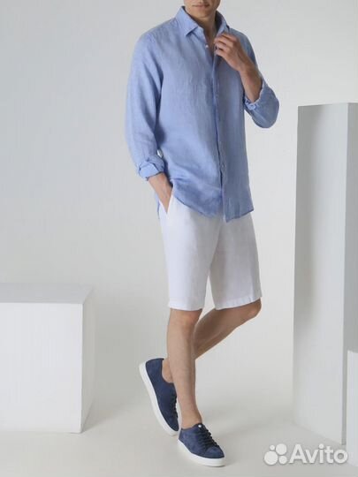 Бермуды льняные Paul & Shark