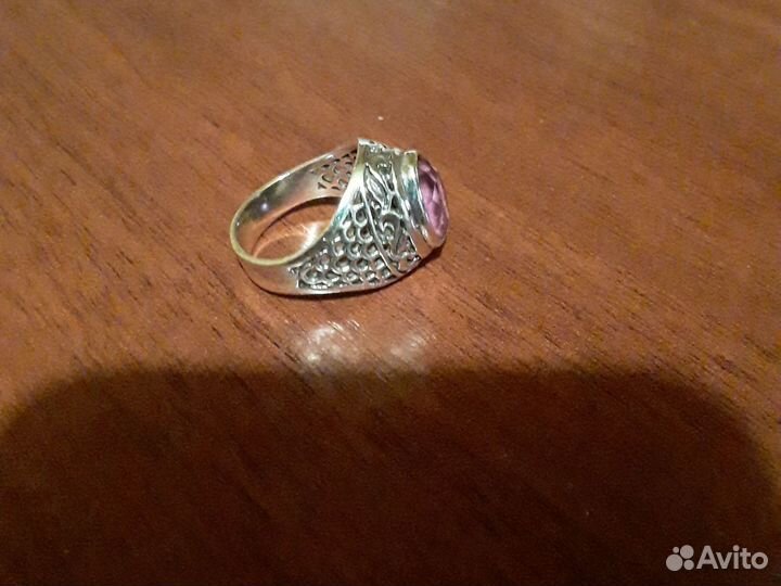 Перстень серебряный женский, 875 пр