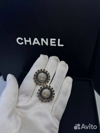 Золотые Серьги Chanel