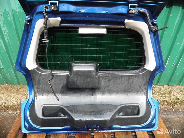 Крышка багажника в сборе Пежо 207 универсал синяя