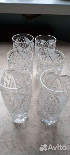 Хрустальные стаканы,стопки