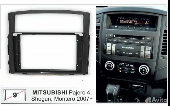 Магнитола Mitsubishi Pajero 4 2006-2022г 4/64Gb