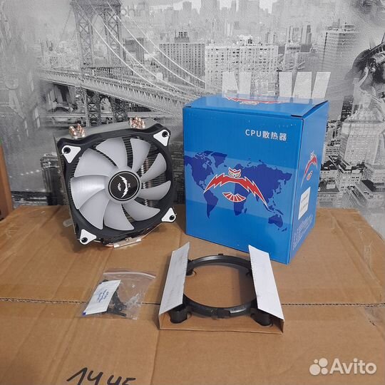 Кулер (башня) для процессора пк 180W RGB