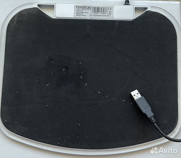 Коврик для мыши Prestigio usb hub led