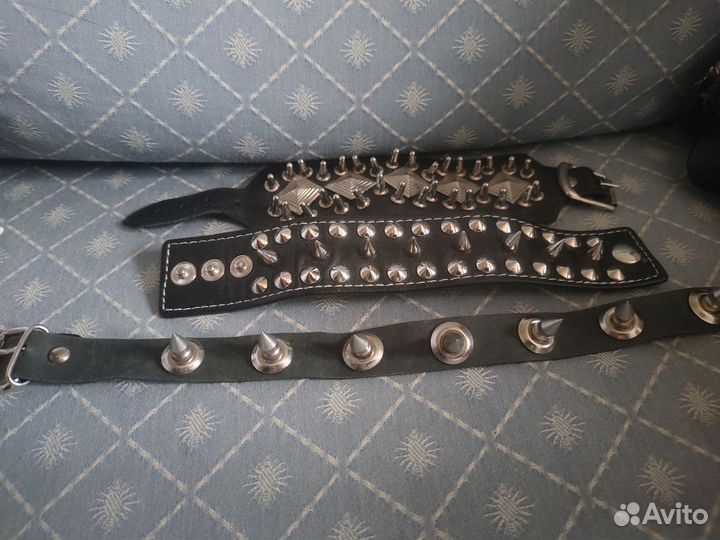 Ошейник и два напульсника