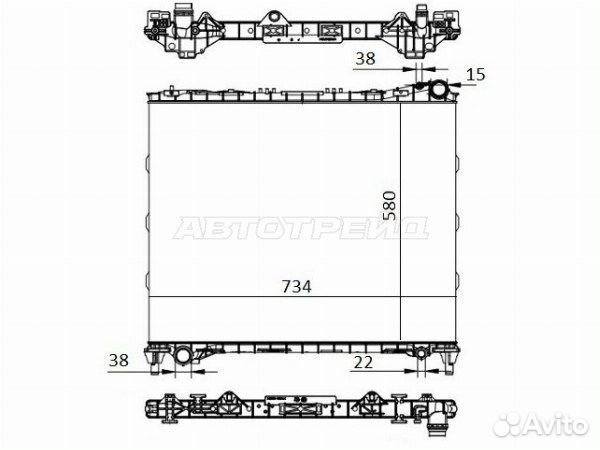 Радиатор Land Rover Range Rover Sport II