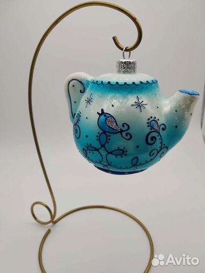 Елочная игрушка фабрики Ариель чайник
