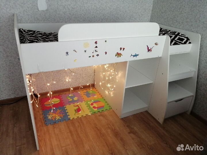 Детская кровать чердак, подростковая кровать