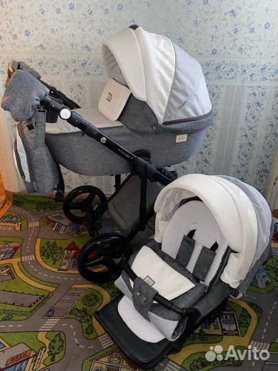 Коляска 2 в 1 adamex luciano
