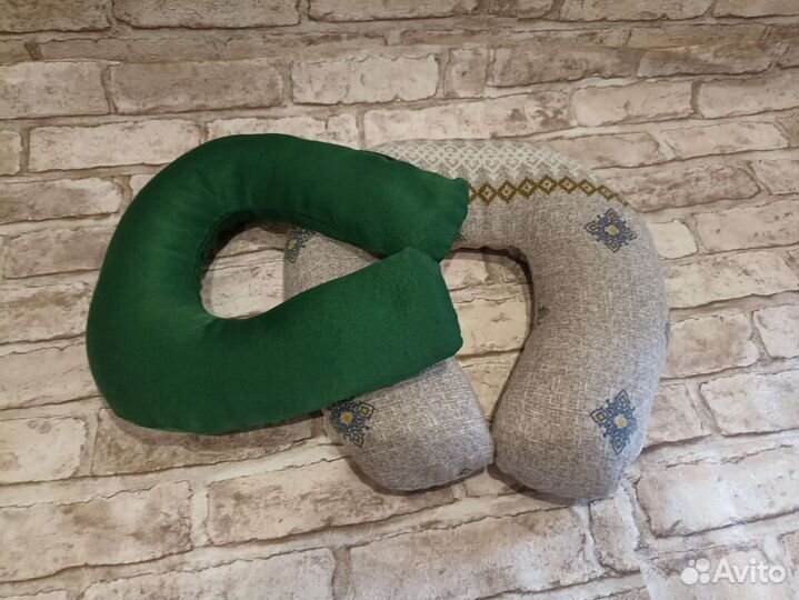 Подушка банная с гречневой лузгой