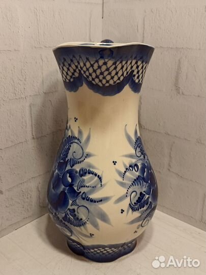 Графин 2 л. Гжель. Фарфор