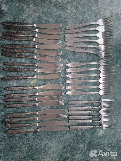 Вилки, ножи столовые СССР