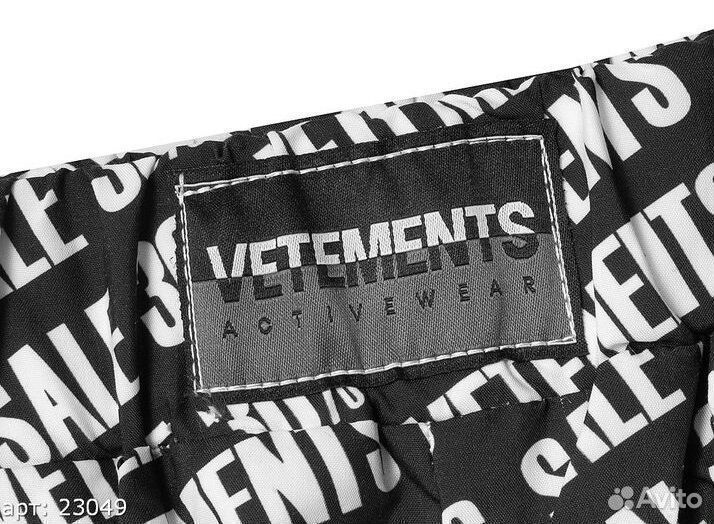 Штаны Vetements Черные