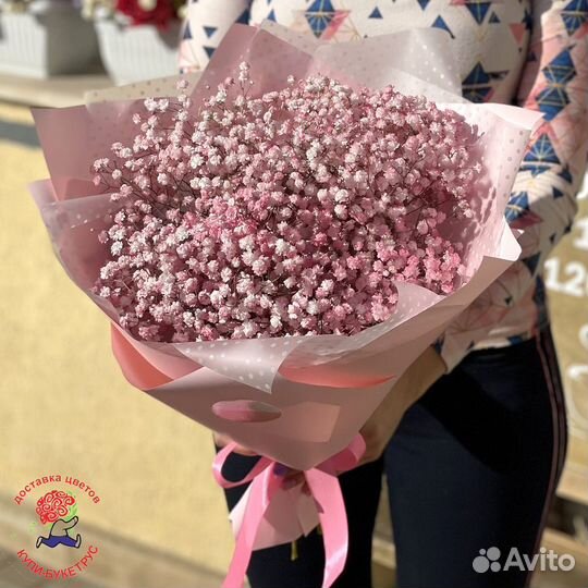 Букет цветов, гипсофила