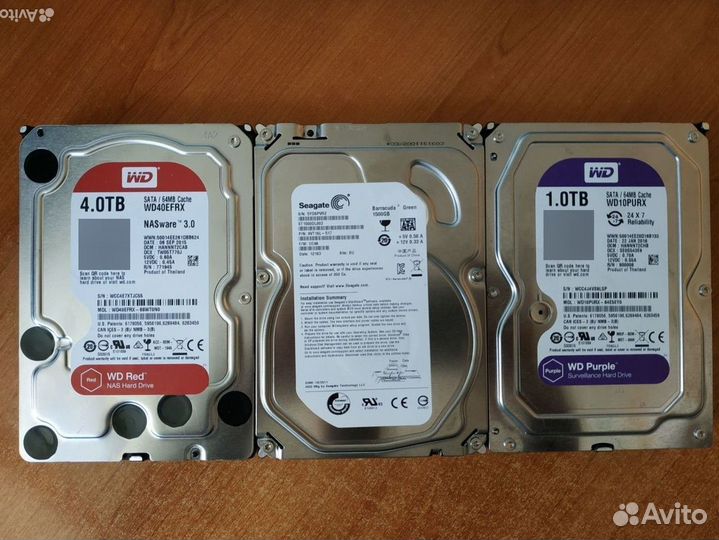 Жёсткий диск WD RED 4Tb и другие в ассортименте