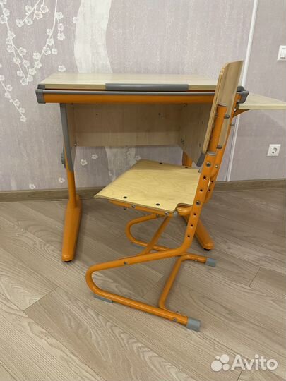 Растущая парта + стул Трансформер