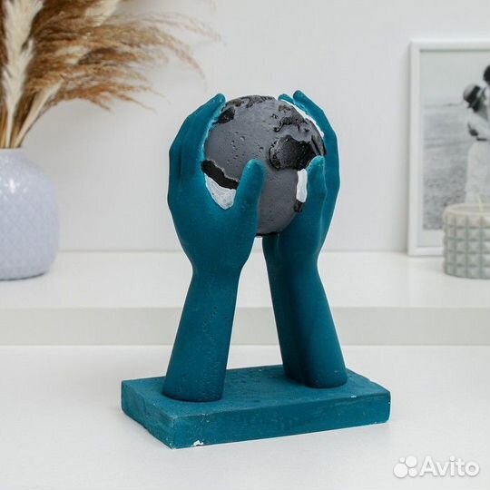 Фигура 'Миру-мир' синяя с серым, 24,5см