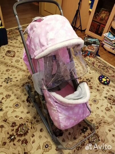 Коляска санки