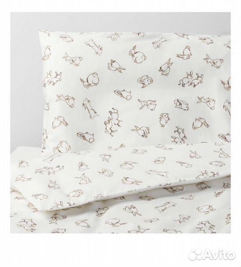 Детское постельное белье IKEA + подушка