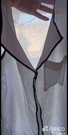 Блузка Zara белая xs топ Zara белый