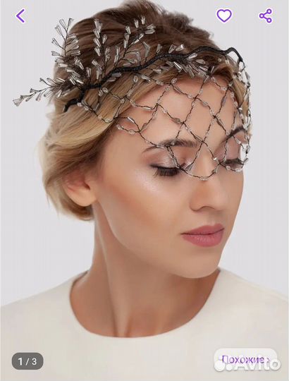 Ободок вуаль