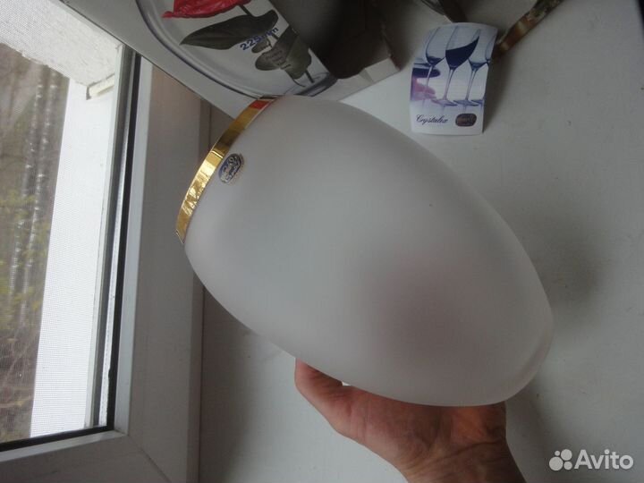 Вазы новые хрустальное стекло,Чехия