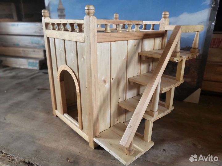 Будка дом лежак лесенка для питомца