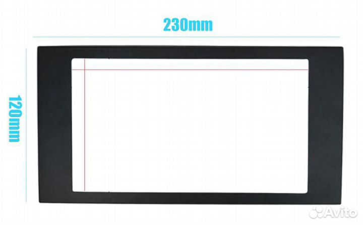 Переходная рамка 2DIN Ford