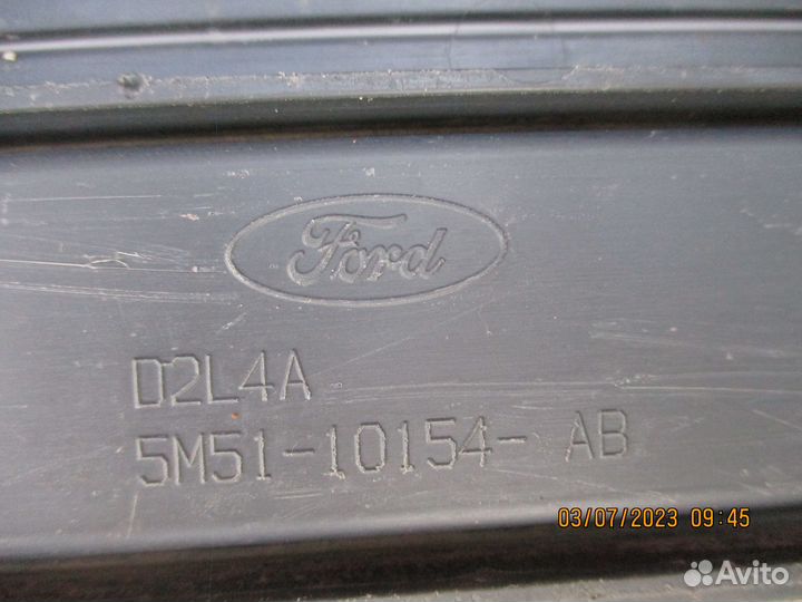 Накладка на порог наружная Форд Фокус 2 хэтчбек