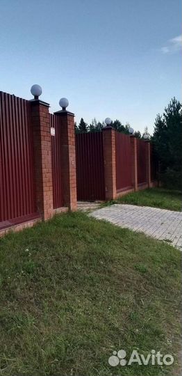 Монтаж заборов