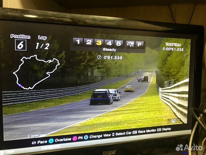 PS3 PS2 Кабель AV 5-3RCA Компонентный/Композитный