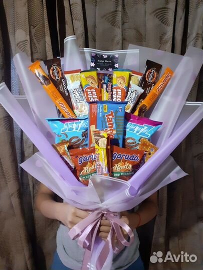 Съедобные букеты шоколадные сладкие подарки
