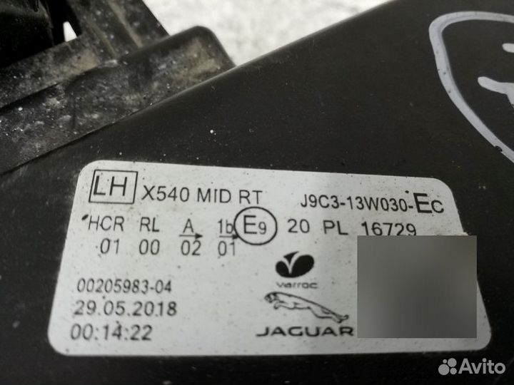 Фара левая Jaguar E-Pace LED