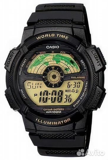 Мужские часы casio AE-1100W-1B