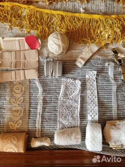 Тесьма кружево,атласные ленты