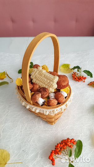 Зефирный букет, зефирные грибы