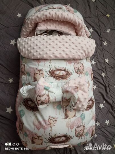 Конверт на выписку для девочки