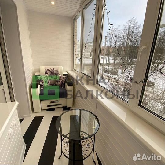 Остекление балконов в пятиэтажке