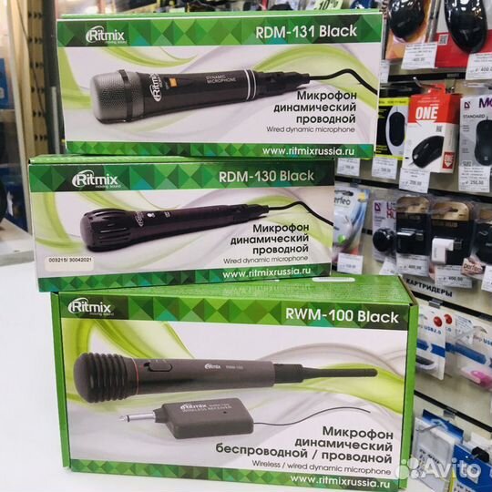 Проводные микрофоны для караоке 6,3