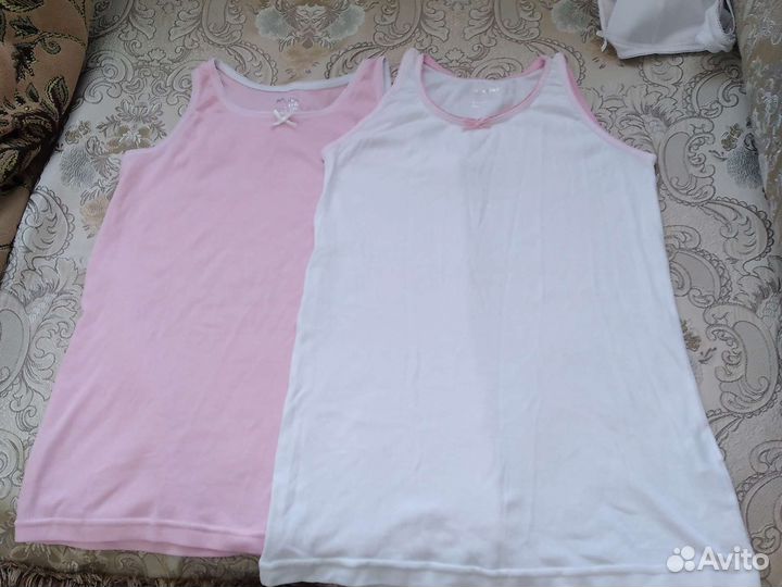 Школьные блузки, маечки, бюстики на девочку 9-13 л