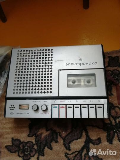 Кассетный магнитофон электроника 324