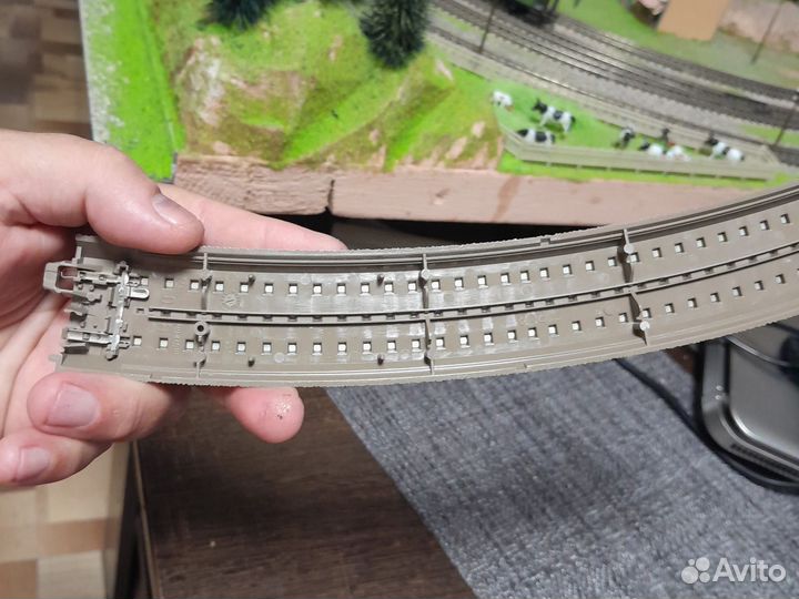 Рельсы на баласте 1.87 H0