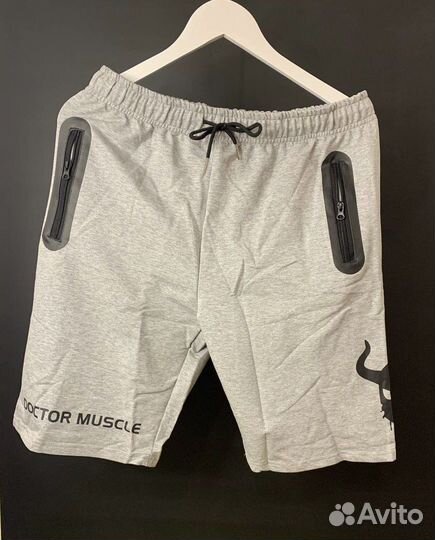Шорты спортивные Doctor Muscle, серые
