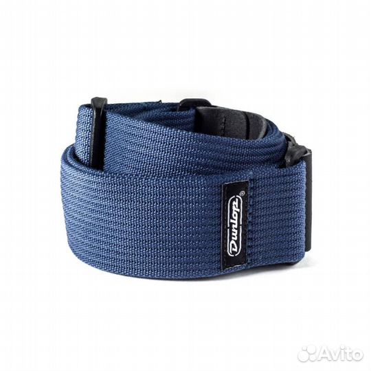 Ремень для гитары Dunlop D2701NV Ribbed Cotton Nav