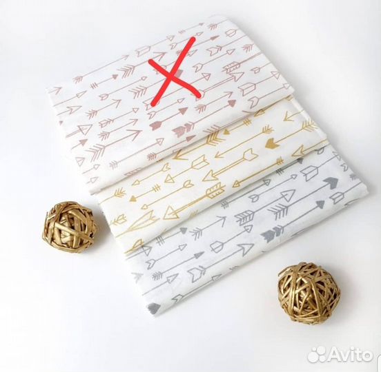 Ранфорс с глиттером